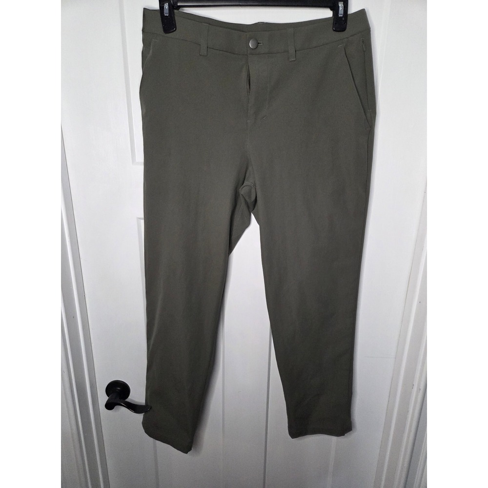 Lululemon ABC Pants Slim Fit Olive Green Men's Size 33